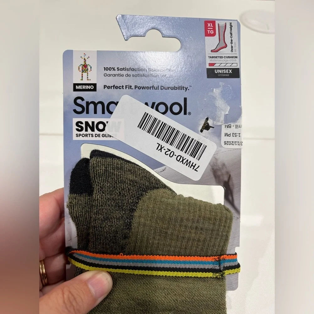 SmartWool Men's XL Piste Machine Targeted Cushion Snowboard Socks Green NWT